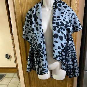 Gray & Black sweater vest